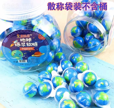乐满屋眼珠子眼球流心糖果零食
